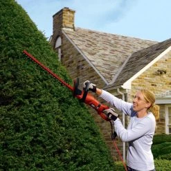 BLACK+DECKER 3.3 Amp Corded Electric Hedge Hog Trimmer -Outdoor Power Equipment Sales Store black decker corded hedge trimmers hh2455 a0 1000