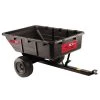Brinly-Hardy 10 cu. ft. 650 lb. Tow-Behind Poly Utility Dump Cart with Durable Compression Molded Bed -Outdoor Power Equipment Sales Store brinly hardy dump carts pct 101bh 64 1000
