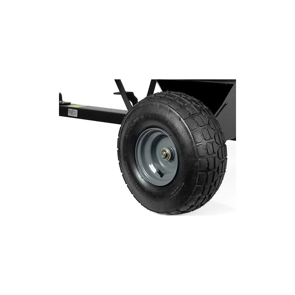 Brinly-Hardy 10 cu. ft. 650 lb. Tow-Behind Poly Utility Dump Cart with Durable Compression Molded Bed 6 Brinly-Hardy 10 cu. ft. 650 lb. Tow-Behind Poly Utility Dump Cart with Durable Compression Molded Bed - Image 4