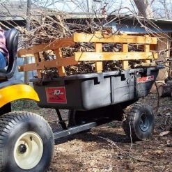 Brinly-Hardy 10 cu. ft. 650 lb. Tow-Behind Poly Utility Dump Cart with Durable Compression Molded Bed 24 Brinly-Hardy 10 cu. ft. 650 lb. Tow-Behind Poly Utility Dump Cart with Durable Compression Molded Bed -Outdoor Power Equipment Sales Store brinly hardy dump carts pct 101bh 76 1000