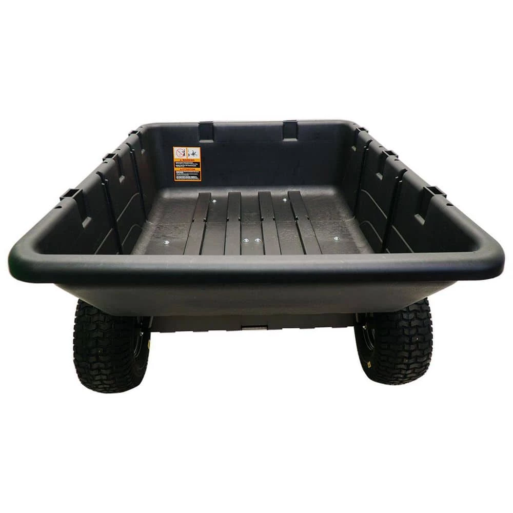 Brinly-Hardy 10 cu. ft. 650 lb. Tow-Behind Poly Utility Dump Cart with Durable Compression Molded Bed 5 Brinly-Hardy 10 cu. ft. 650 lb. Tow-Behind Poly Utility Dump Cart with Durable Compression Molded Bed - Image 3
