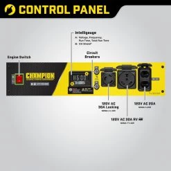 Champion Power Equipment 4550-Watt/3650-Watt Recoil Start Gasoline Powered RV Ready Portable Generator with CO Shield -Outdoor Power Equipment Sales Store champion power equipment portable generators 201119 77 1000