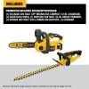 DEWALT 20V MAX 12 in. Brushless Cordless Battery Powered Chainsaw Kit & Hedge Trimmer with (1) 5.0 Ah Battery & Charger -Outdoor Power Equipment Sales Store dewalt cordless chainsaws dccs620p1dcht820b 64 1000