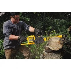 DEWALT 60V MAX 16in. Brushless Cordless Battery Powered Chainsaw Kit with (1) FLEXVOLT 2Ah Battery & Charger -Outdoor Power Equipment Sales Store dewalt cordless chainsaws dccs670t1 fa 1000