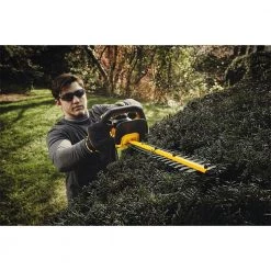 DEWALT 20V MAX Cordless Battery Powered Hedge Trimmer Kit with (1) 5Ah Battery, Charger & Bag -Outdoor Power Equipment Sales Store dewalt cordless hedge trimmers dcht820b205ck 1f 1000