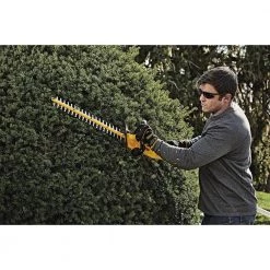 DEWALT 20V MAX Cordless Battery Powered Hedge Trimmer Kit with (1) 5Ah Battery, Charger & Bag -Outdoor Power Equipment Sales Store dewalt cordless hedge trimmers dcht820b205ck 44 1000