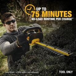 DEWALT 20V MAX 22 in. Lithium-Ion Cordless Hedge Trimmer with 20V MAX Compact Lithium-Ion 4Ah Battery and 12V to 20V Charger -Outdoor Power Equipment Sales Store dewalt cordless hedge trimmers dcht820bwcb240c fa 1000 1