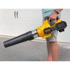 DEWALT 60V MAX 125 MPH 600 CFM Brushless Cordless Battery Powered Handheld Leaf Blower Kit, (1) FLEXVOLT 3Ah Battery & Charger -Outdoor Power Equipment Sales Store dewalt cordless leaf blowers dcbl772x1 fa 1000