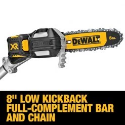 DEWALT 20V MAX 8in. Cordless Battery Powered Pole Saw, Tool Only -Outdoor Power Equipment Sales Store dewalt cordless pole saws dcps620b a0 1000