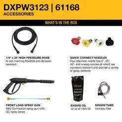 DEWALT 3100 PSI at 2.3 GPM Honda Cold Water Professional Gas Pressure Washer -Outdoor Power Equipment Sales Store dewalt gas pressure washers dxpw3123 4f 1000