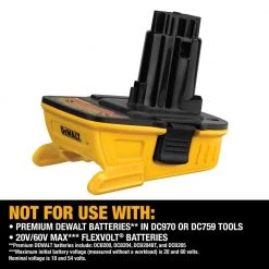 DEWALT 18-Volt to 20-Volt MAX Lithium-Ion Battery Adapter Kit (2-Pack) -Outdoor Power Equipment Sales Store dewalt outdoor power batteries chargers dca2203c 1d 1000