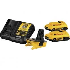 DEWALT 18-Volt to 20-Volt MAX Lithium-Ion Battery Adapter Kit (2-Pack)