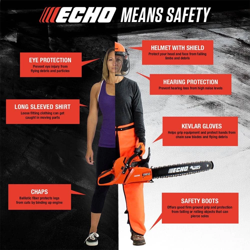 ECHO 18 in. 40.2 cc Gas 2-Stroke Cycle Chainsaw 13 ECHO 18 in. 40.2 cc Gas 2-Stroke Cycle Chainsaw - Image 11