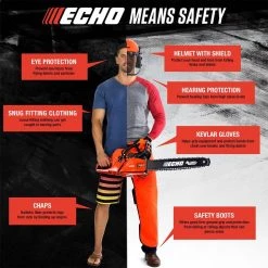 ECHO 18 in. 40.2 cc Gas 2-Stroke Cycle Chainsaw 22 ECHO 18 in. 40.2 cc Gas 2-Stroke Cycle Chainsaw -Outdoor Power Equipment Sales Store echo gas chainsaws cs 400 18 d4 1000