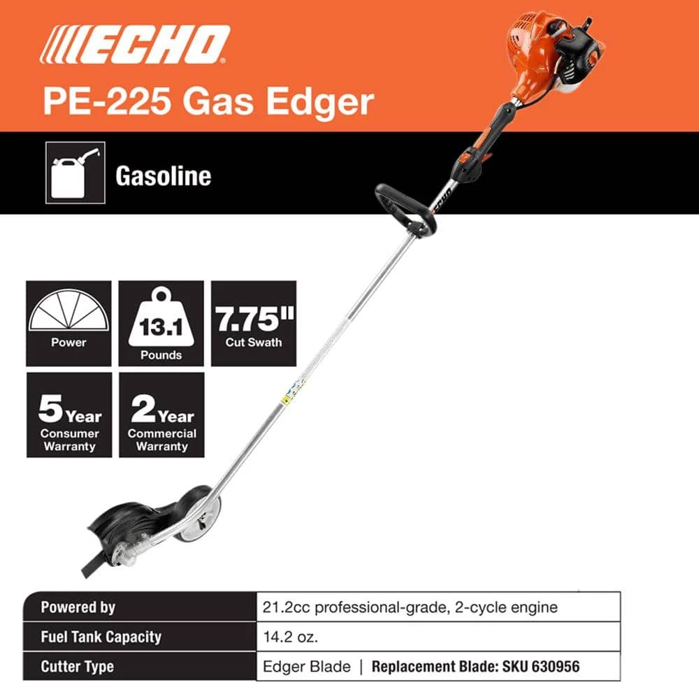 ECHO 21.2 cc Gas 2-Stroke Edger 4 ECHO 21.2 cc Gas 2-Stroke Edger - Image 2