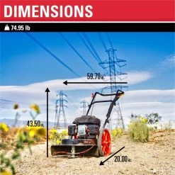 Legend Force 22 in. 173 cc Gas Walk Behind String Trimmer/Mower -Outdoor Power Equipment Sales Store legend force field mowers lf22173st 1d 1000