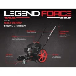 Legend Force 22 in. 173 cc Gas Walk Behind String Trimmer/Mower -Outdoor Power Equipment Sales Store legend force field mowers lf22173st c3 1000
