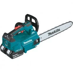 Makita 16 in. 18-Volt X2 (36-Volt) LXT Lithium-Ion Brushless Cordless Top Handle Chain Saw Kit (5.0Ah) -Outdoor Power Equipment Sales Store makita cordless chainsaws xcu09pt a0 1000