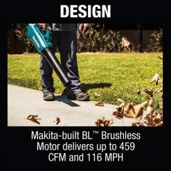 Makita 116 MPH 459 CFM 18-Volt LXT Lithium-Ion Brushless Cordless Blower (Tool-Only) -Outdoor Power Equipment Sales Store makita cordless leaf blowers xbu03z 1f 1000