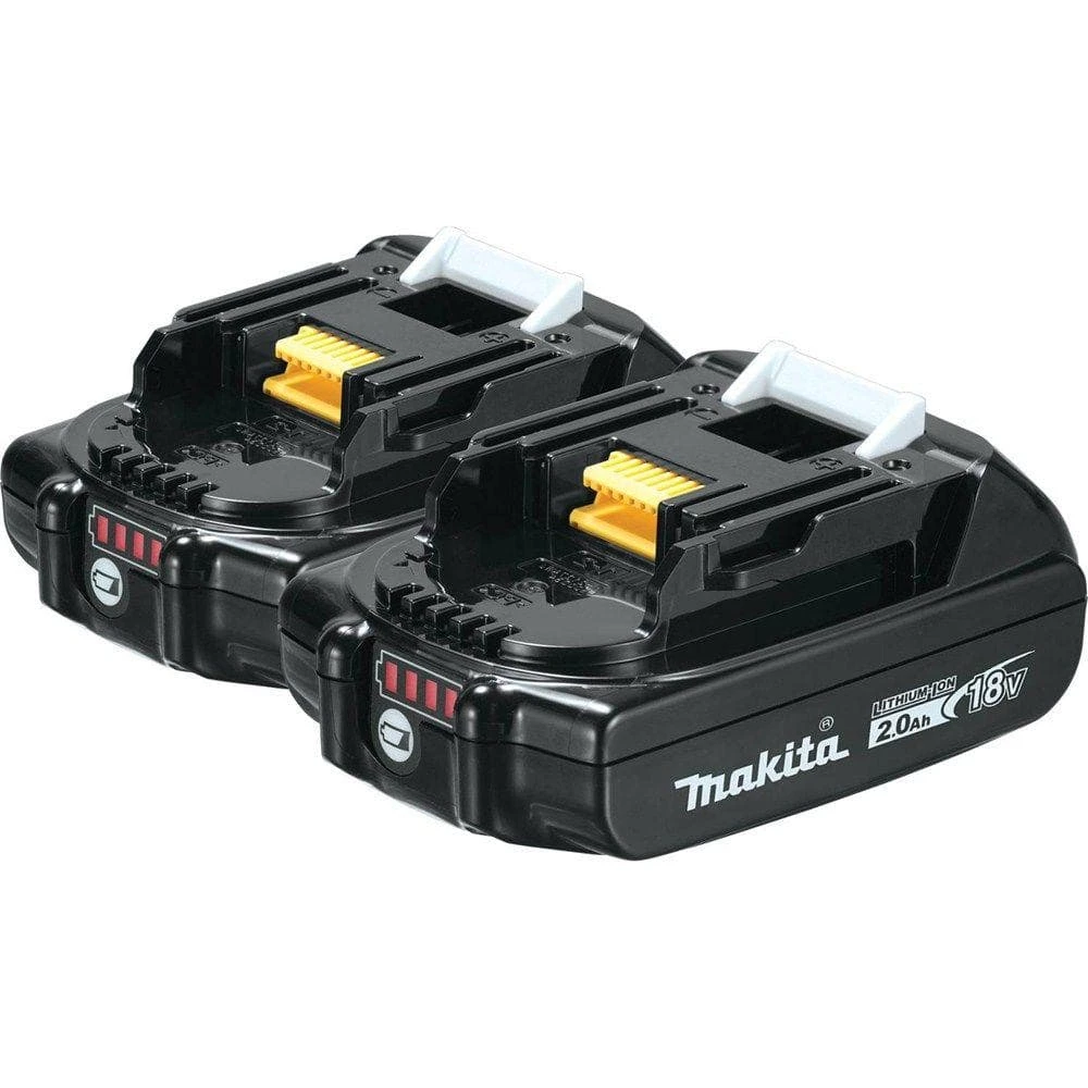 Makita 18V LXT Lithium-Ion Compact Battery Pack 2.0Ah with Fuel Gauge (2-Pack) 3 Makita 18V LXT Lithium-Ion Compact Battery Pack 2.0Ah with Fuel Gauge (2-Pack)