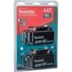 Makita 18V LXT Lithium-Ion High Capacity Battery Pack 3.0Ah with Fuel Gauge (2-Pack) -Outdoor Power Equipment Sales Store makita outdoor power batteries chargers bl1830b 2 4f 1000