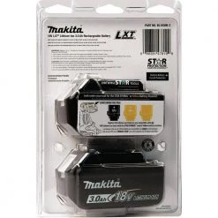 Makita 18V LXT Lithium-Ion High Capacity Battery Pack 3.0Ah with Fuel Gauge (2-Pack) -Outdoor Power Equipment Sales Store makita outdoor power batteries chargers bl1830b 2 c3 1000
