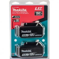 Makita 18V LXT Lithium-Ion High Capacity Battery Pack 5.0 Ah with LED Charge Level Indicator (2-Pack) -Outdoor Power Equipment Sales Store makita outdoor power batteries chargers bl1850b 2 76 1000