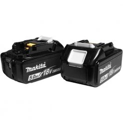 Makita 18V LXT Lithium-Ion High Capacity Battery Pack 5.0 Ah with LED Charge Level Indicator (2-Pack) -Outdoor Power Equipment Sales Store makita outdoor power batteries chargers bl1850b 2 d4 1000