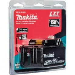 Makita 18V LXT Lithium-Ion High Capacity Battery Pack 5.0Ah with Fuel Gauge -Outdoor Power Equipment Sales Store makita outdoor power batteries chargers bl1850b 77 1000