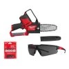 Milwaukee M12 FUEL 6 in. 12-Volt Brushless Cordless Electric Cordless Chainsaw Tool Only Extra 6 in. Chain & Tinted Safety Glasses -Outdoor Power Equipment Sales Store milwaukee cordless chainsaws 2527 20 49 16 2732 48 73 2015 64 1000