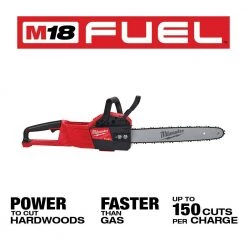 Milwaukee M18 FUEL 16 in. 18-Volt Lithium-Ion Brushless Cordless Hedge Trimmer Chainsaw Combo Kit (2-Tool) -Outdoor Power Equipment Sales Store milwaukee cordless chainsaws 2727 20 2726 20 1d 1000