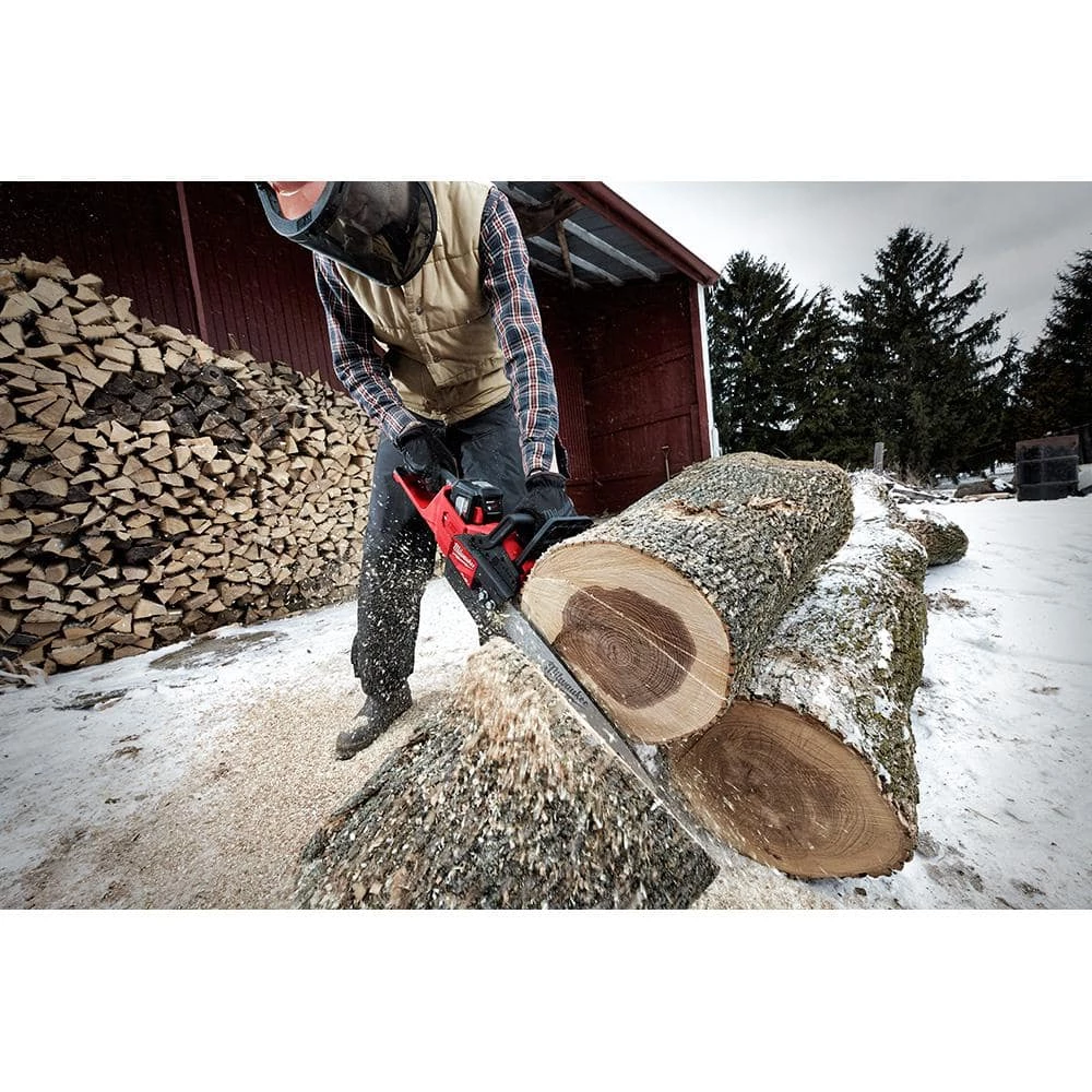 Milwaukee M18 FUEL 16 in. 18-Volt Lithium-Ion Brushless Cordless Chainsaw (Tool-Only) 14 Milwaukee M18 FUEL 16 in. 18-Volt Lithium-Ion Brushless Cordless Chainsaw (Tool-Only) - Image 12