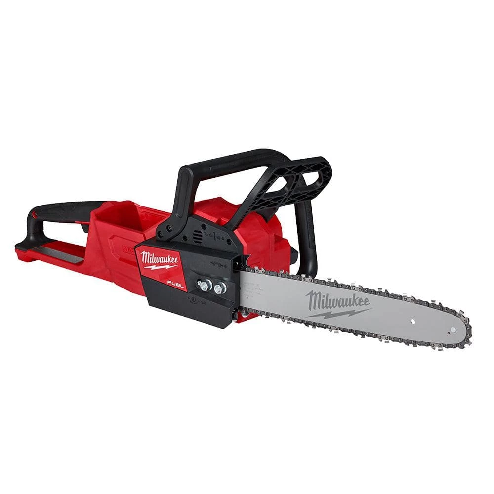 Milwaukee M18 FUEL 14 in. 18-Volt Lithium-Ion Brushless Cordless Electric Chainsaw & Electric Cordless Hedge Trimmer (2-Tool) 4 Milwaukee M18 FUEL 14 in. 18-Volt Lithium-Ion Brushless Cordless Electric Chainsaw & Electric Cordless Hedge Trimmer (2-Tool) - Image 2