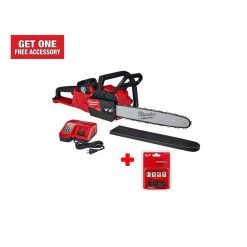 Milwaukee M18 FUEL 16 in. 18-Volt Lithium-Ion Battery Brushless Cordless Chainsaw Kit with 12.0Ah Battery, 16 in. Hand Chainsaw