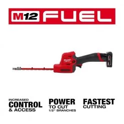 Milwaukee M12 FUEL 8 in. 12V Lithium-Ion Brushless Cordless Hedge Trimmer Kit with M18 FUEL 24 in. Hedge Trimmer (2-Tool) -Outdoor Power Equipment Sales Store milwaukee cordless hedge trimmers 2533 21 2726 20 40 1000