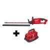 Milwaukee M18 FUEL 18V Lithium-Ion Brushless Cordless Hedge Trimmer with M18 6-Port Sequential Battery Charger -Outdoor Power Equipment Sales Store milwaukee cordless hedge trimmers 2726 20 48 59 1806 64 1000