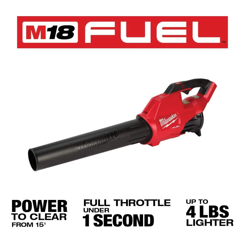 Milwaukee M18 FUEL 120 MPH 450 CFM 18-Volt Lithium-Ion Brushless Cordless Handheld Blower (Tool-Only) 4 Milwaukee M18 FUEL 120 MPH 450 CFM 18-Volt Lithium-Ion Brushless Cordless Handheld Blower (Tool-Only) - Image 3