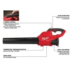 Milwaukee M18 FUEL 120 MPH 450 CFM 18-Volt Lithium-Ion Brushless Cordless Handheld Blower W/ M18 5.0Ah Battery -Outdoor Power Equipment Sales Store milwaukee cordless leaf blowers 2724 20 48 11 1850 40 1000