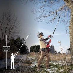 Milwaukee M18 FUEL 120 MPH 450 CFM 18V Lithium-Ion Brushless Cordless Handheld Blower w/Two 5Ah Batteries, Charger, Pole Saw -Outdoor Power Equipment Sales Store milwaukee cordless leaf blowers 2724 20 48 59 1852b 2825 20ps 76 1000