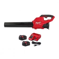 Milwaukee M18 FUEL 120 MPH 450 CFM 18V Lithium-Ion Brushless Cordless Handheld Blower with Two 5Ah Batteries, Charger
