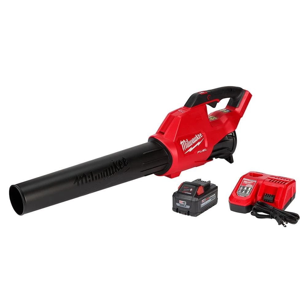 Milwaukee M18 FUEL 120 MPH 450 CFM 18-Volt Lithium-Ion Brushless Cordless Handheld Blower Kit with 8.0 Ah Battery, Rapid Charger 3 Milwaukee M18 FUEL 120 MPH 450 CFM 18-Volt Lithium-Ion Brushless Cordless Handheld Blower Kit with 8.0 Ah Battery, Rapid Charger