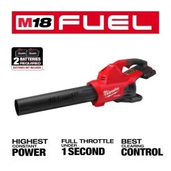 Milwaukee M18 FUEL Dual Battery 145 MPH 600 CFM 18V Lithium-Ion Brushless Cordless Handheld Blower with M18 FUEL Hedge Trimmer -Outdoor Power Equipment Sales Store milwaukee cordless leaf blowers 2824 20 2726 20 a0 1000