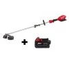 Milwaukee M18 FUEL 18V Lithium-Ion Cordless Brushless String Grass Trimmer W/ Attachment Capability W/ M18 5.0Ah Battery -Outdoor Power Equipment Sales Store milwaukee cordless string trimmers 2825 20st 48 11 1850 64 1000