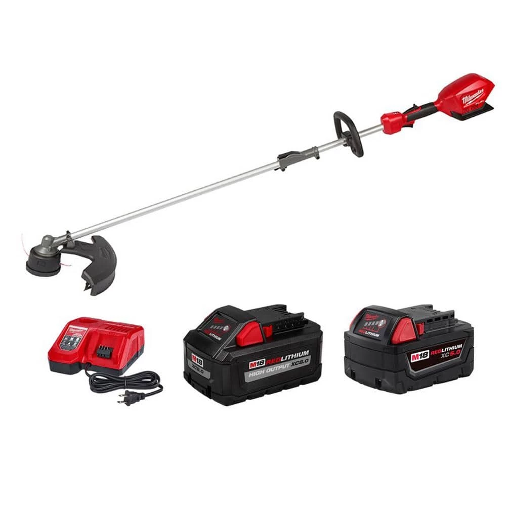 Milwaukee M18 FUEL 18V Lithium-Ion Brushless Cordless Quik-Lok String Trimmer with 8.0 Ah Battery & 5.0 Ah Battery 3 Milwaukee M18 FUEL 18V Lithium-Ion Brushless Cordless Quik-Lok String Trimmer with 8.0 Ah Battery & 5.0 Ah Battery