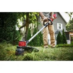 Milwaukee M18 18V Lithium-Ion Brushless Cordless String Trimmer Kit with 6.0 Ah Battery, Charger and M18 18V Jobsite Fan -Outdoor Power Equipment Sales Store milwaukee cordless string trimmers 2828 20 0886 20 fa 1000