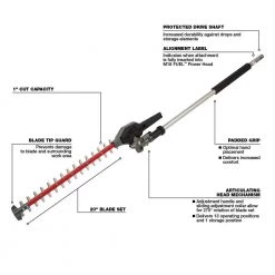 Milwaukee M18 FUEL QUIK-LOK 10 in. Pole Saw and Articulating Hedge Trimmer Attachments with QUIK-LOK 3 ft. Attachment Extension -Outdoor Power Equipment Sales Store milwaukee extension attachments 49 16 2720 49 16 2719 49 16 2721 a0 1000