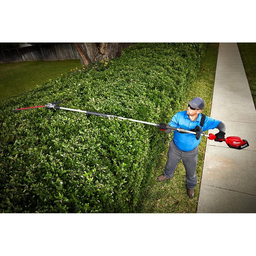 Milwaukee M18 FUEL QUIK-LOK 10 in. Pole Saw Attachment and M18 FUEL QUIK-LOK Hedge Trimmer Attachment (2-Tool) 11 Milwaukee M18 FUEL QUIK-LOK 10 in. Pole Saw Attachment and M18 FUEL QUIK-LOK Hedge Trimmer Attachment (2-Tool) - Image 9