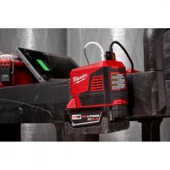 Milwaukee M18 18-Volt 175-Watt Lithium-Ion Powered Compact Inverter with 5.0 Ah Battery -Outdoor Power Equipment Sales Store milwaukee inverter generators 2846 50 1f 1000