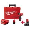 Milwaukee M12 FUEL 12-Volt Lithium-Ion Brushless Cordless 1/4 in. Hex Impact Driver Kit W/ M12 6.0Ah Battery -Outdoor Power Equipment Sales Store milwaukee outdoor power batteries chargers 2553 22 48 11 2460 64 1000
