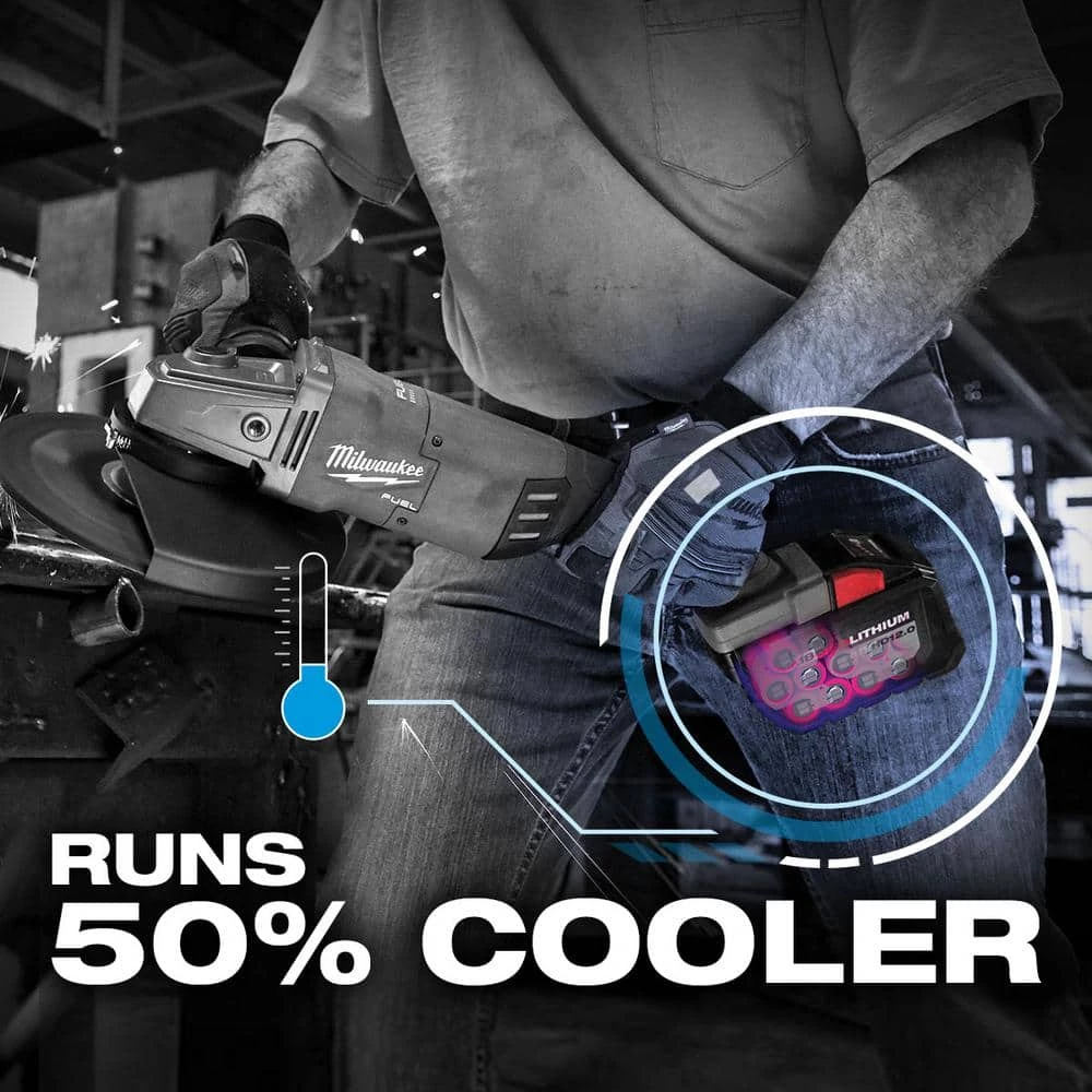 Milwaukee M18 18-Volt Lithium-Ion High Output 12.0Ah Battery Pack (2-Battery) 11 Milwaukee M18 18-Volt Lithium-Ion High Output 12.0Ah Battery Pack (2-Battery) - Image 9